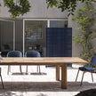 Teak Brick Extendable Outdoor Dining Table by Roda | Casa Design Group