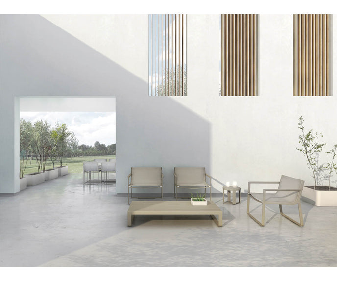 High end Flat Textil Lounge Chair by Gandia Blasco Casa Design