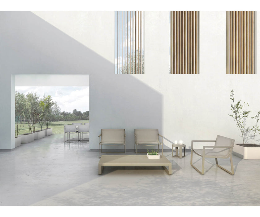 High end Flat Textil Lounge Chair by Gandia Blasco Casa Design
