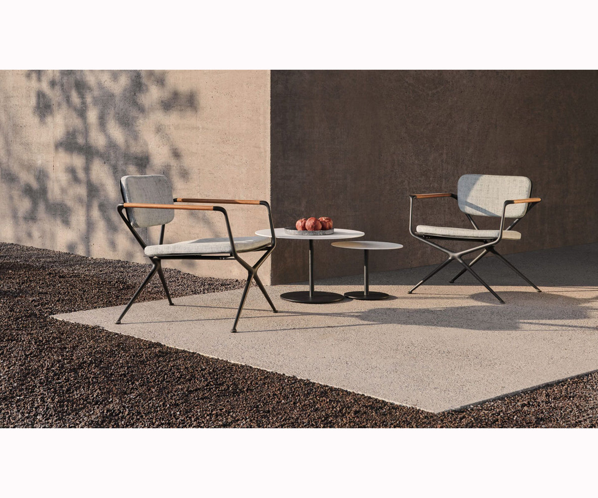 Luxury Butler Round Outdoor Side Table by Royal Botania | Casa Design Group