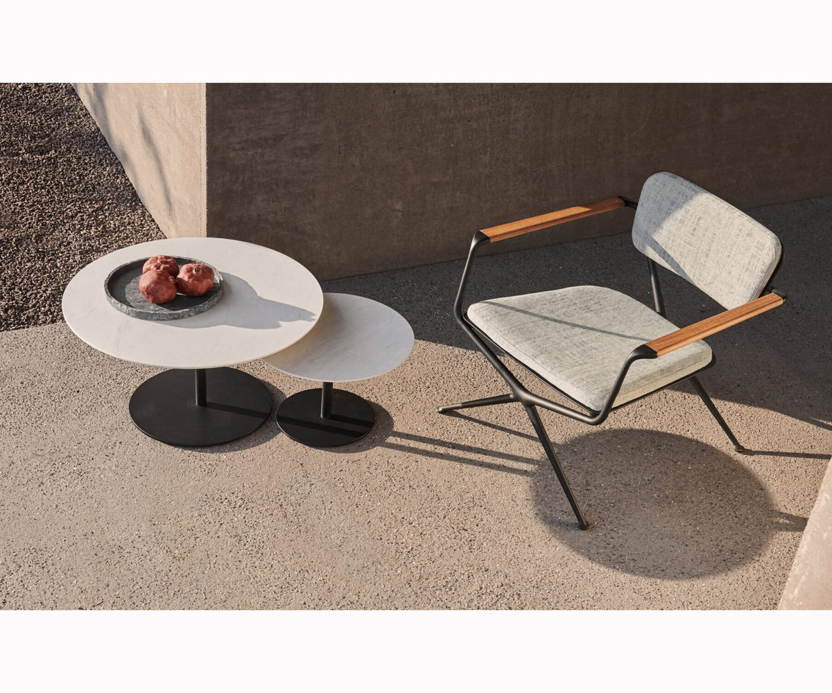 Luxury Butler Round Outdoor Side Table by Royal Botania | Casa Design Group