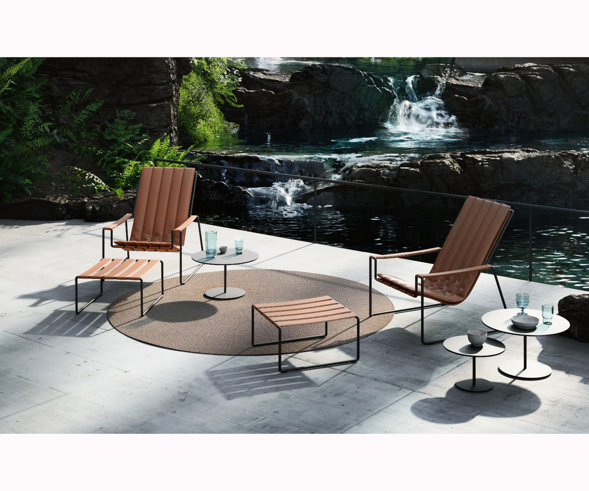 Luxury Butler Round Outdoor Side Table by Royal Botania | Casa Design Group