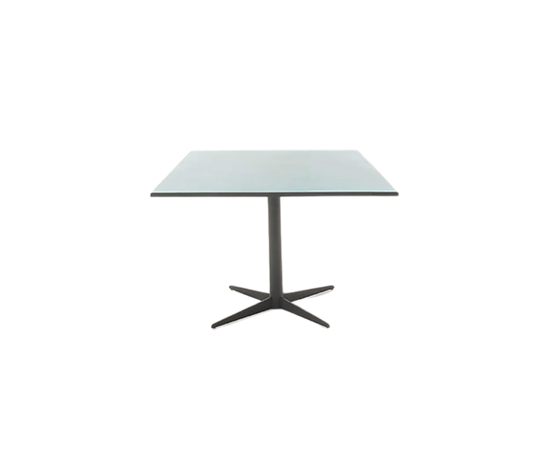 Café Outdoor Dining Table by Paola Lenti with Unique Luce Top | Casa Design Group