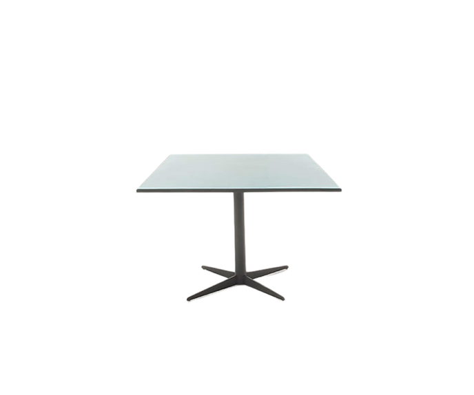 Café Outdoor Dining Table by Paola Lenti with Unique Luce Top | Casa Design Group