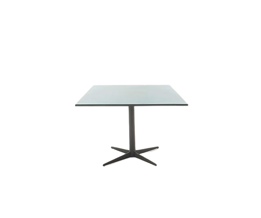 Café Outdoor Dining Table by Paola Lenti with Unique Luce Top | Casa Design Group