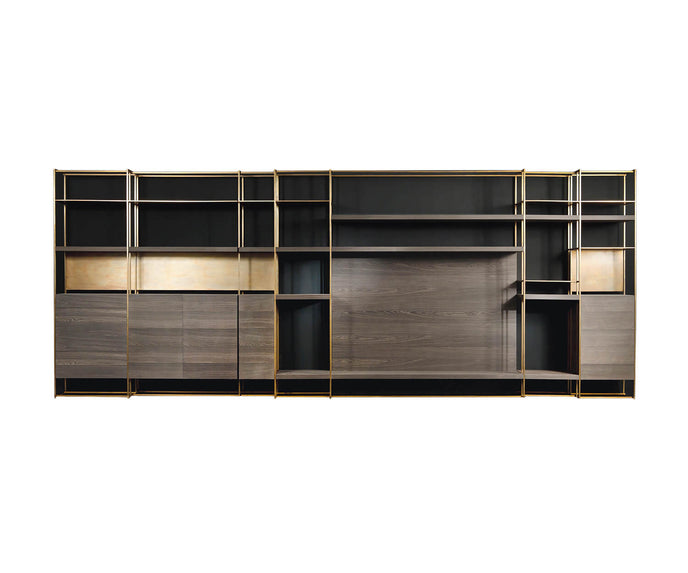High End Cage-C Bookshelf by Henge Casa Design Group
