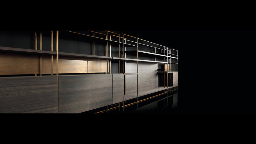 High End Cage-C Bookshelf by Henge Casa Design Group