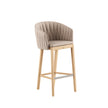 Teak Outdoor Calypso Barstool by Royal Botania | Casa Design Group