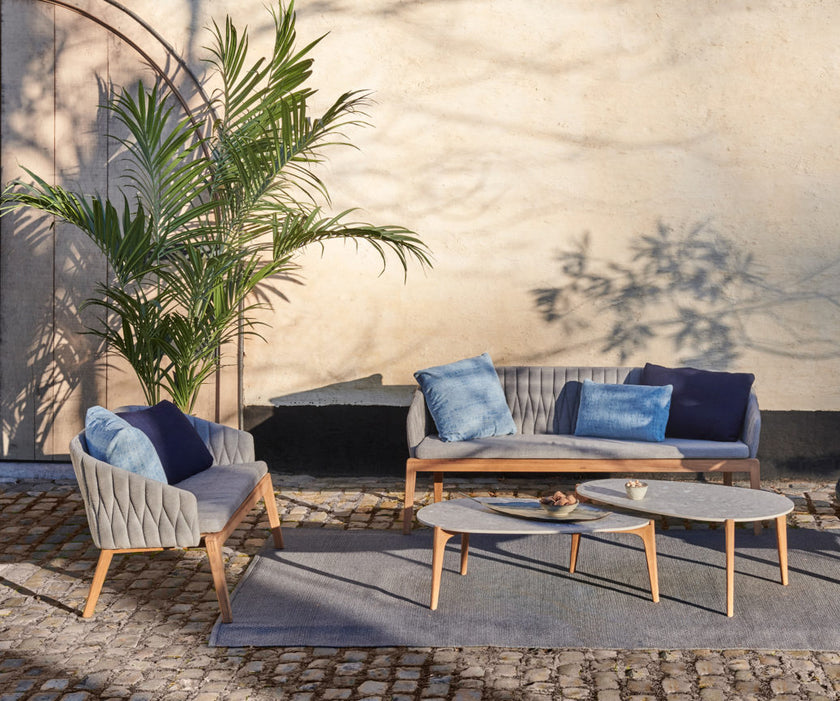 Premium Teak Calypso Outdoor Benches by Royal Botania Casa Design Group