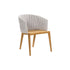 Stylish Teak Calypso Outdoor Dining Armchair by Royal Botania Casa Design Group