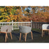 Stylish Teak Calypso Outdoor Dining Armchair by Royal Botania Casa Design Group