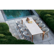 Stylish Teak Calypso Outdoor Dining Armchair by Royal Botania Casa Design Group
