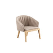 Stylish Premium Teak Calypso Outdoor Lounge Chair by Royal Botania Casa Design Group
