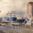 Stylish Premium Teak Calypso Outdoor Lounge Chair by Royal Botania Casa Design Group
