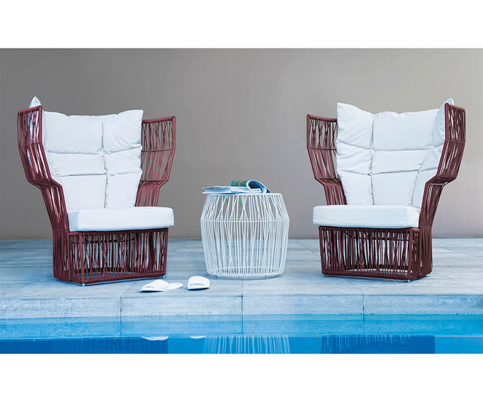 High end Calyx Easy Armchair Highback by Kenneth Cobonpue Casa Design