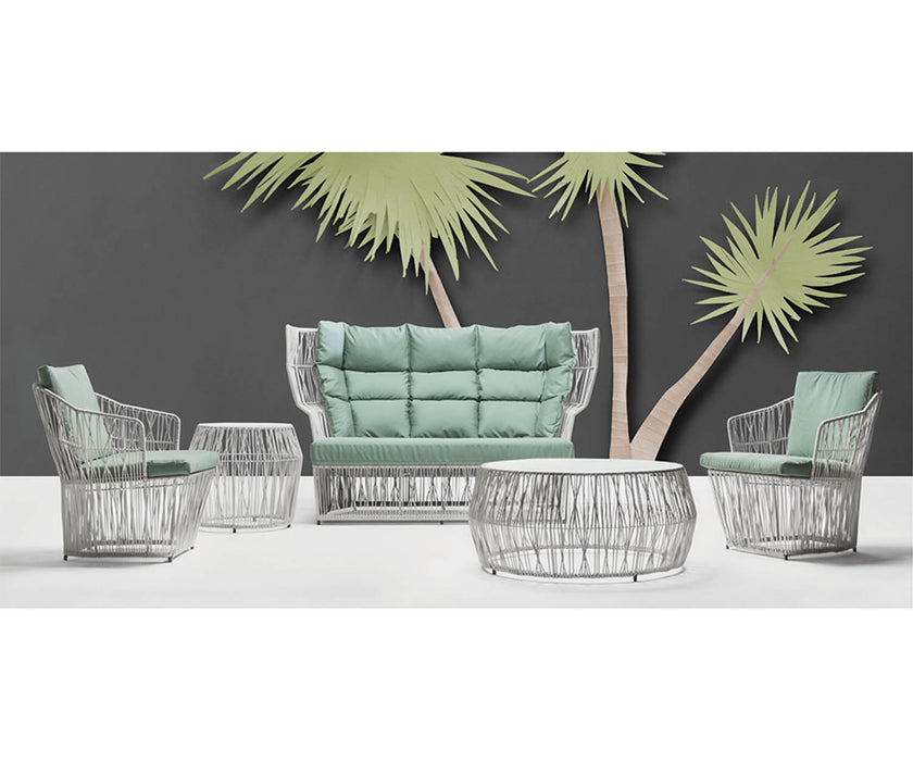High end Calyx Loveseat by Kenneth Cobonpue Casa Design