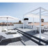 High end Pergola Folding Roof Pavilion by Gandia Blasco Casa Design