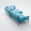 Luxury and Comfortable Canvas Outdoor Sectional Sofa by Paola Lenti Casa Design Group