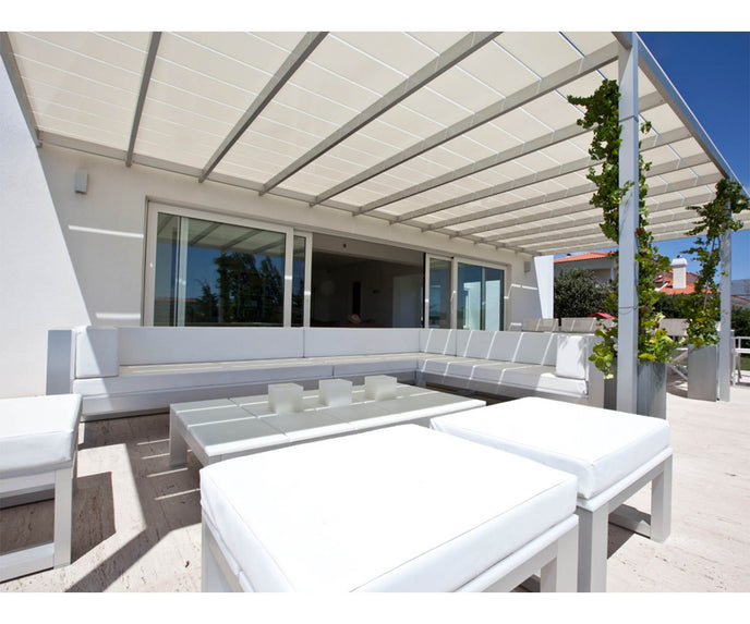 High end Pergola Polyethylene Roof Pavilion by Gandia Blasco Casa Design