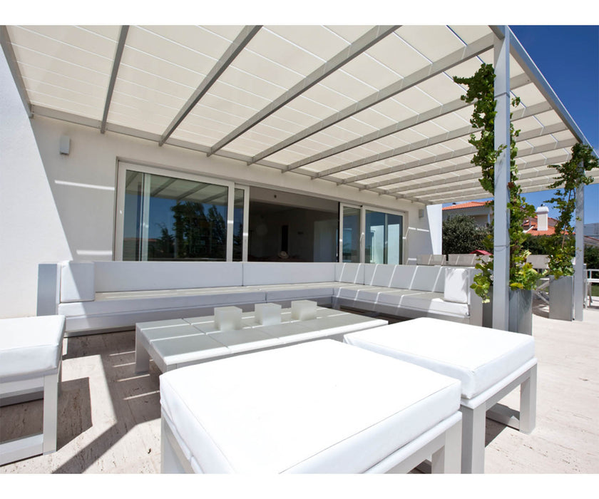 High end Pergola Polyethylene Roof Pavilion by Gandia Blasco Casa Design