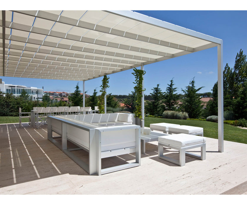 High end Pergola Polyethylene Roof Pavilion by Gandia Blasco Casa Design