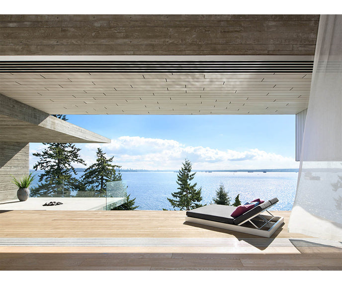 High end Chill Reclining Bed with Backrest by Gandia Blasco Casa Design