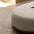 Cask Ottoman by Expormim in natural rattan with upholstered cushion Casa Design Group