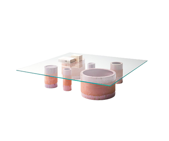 High End Cerchi Outdoor Square Coffee Table by Paola Lenti Casa Design Group