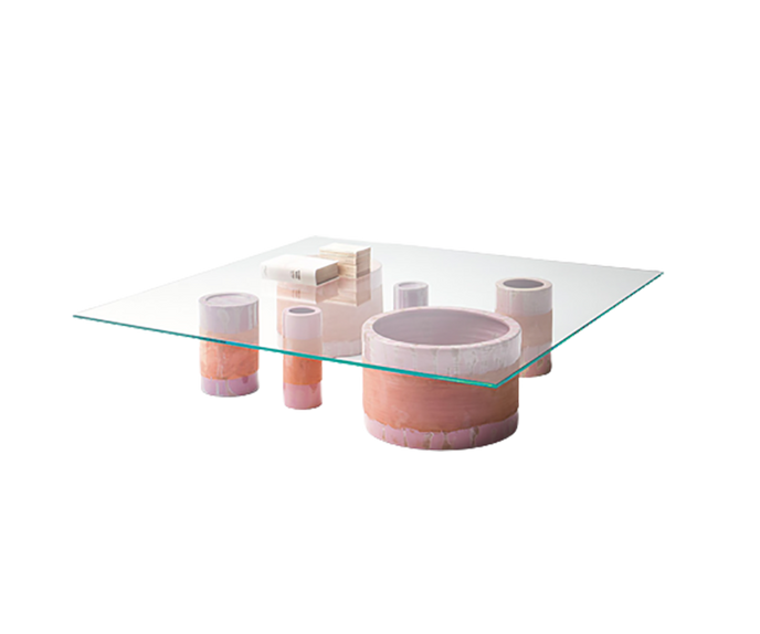 High End Cerchi Outdoor Square Coffee Table by Paola Lenti Casa Design Group