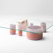 High End Cerchi Outdoor Square Coffee Table by Paola Lenti Casa Design Group