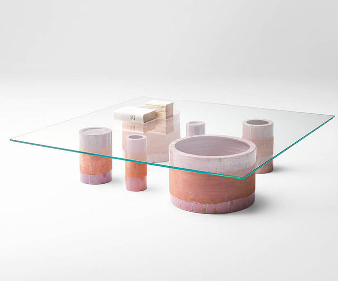High End Cerchi Outdoor Square Coffee Table by Paola Lenti Casa Design Group