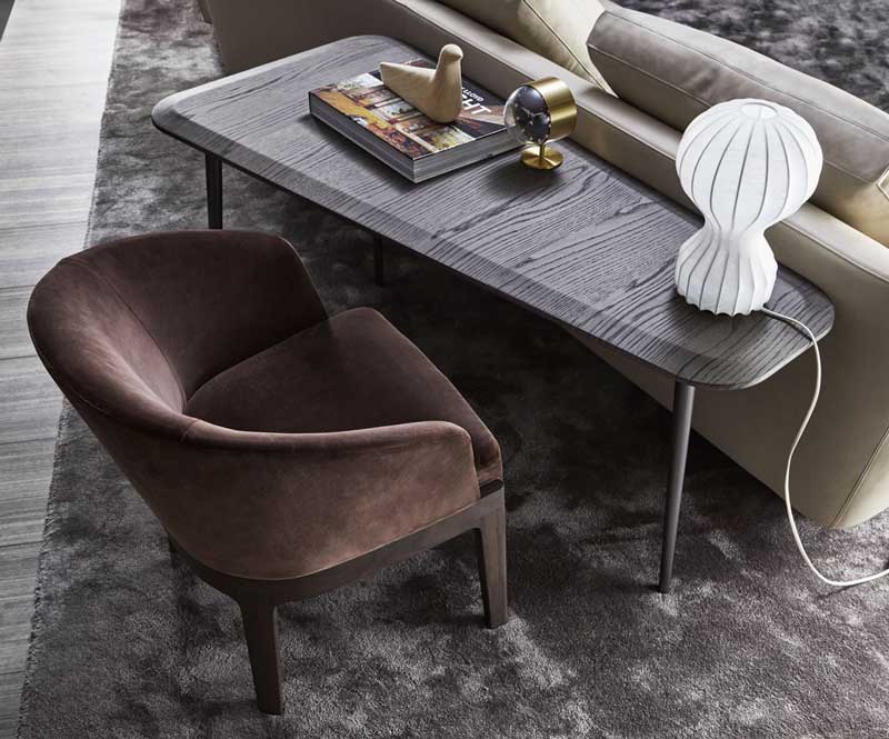 High End Chelsea Small Armchair by Molteni&C Casa Design Group