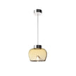 Leucos Aella Bold Suspension Amber and Chrome
