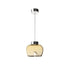 Leucos Aella Bold Suspension Amber and Chrome