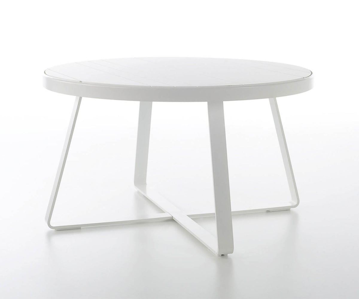 Flat High Circular Dining Table