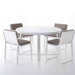 High end Flat High Circular Dining Table by Gandia Blasco Casa Design