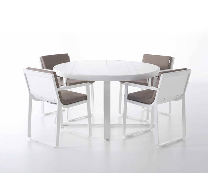 High end Flat High Circular Dining Table by Gandia Blasco Casa Design