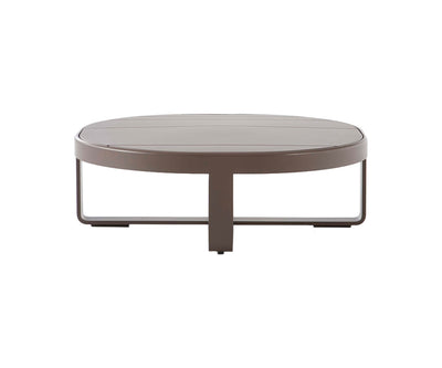 Flat Low Circular Side Table