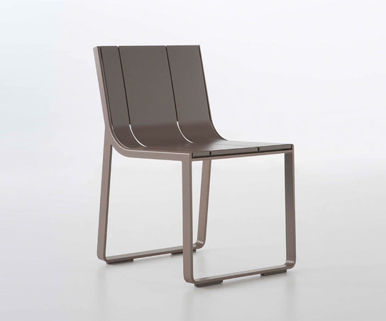High end Flat Dining Chair Without Arms by Gandia Blasco Casa Design
