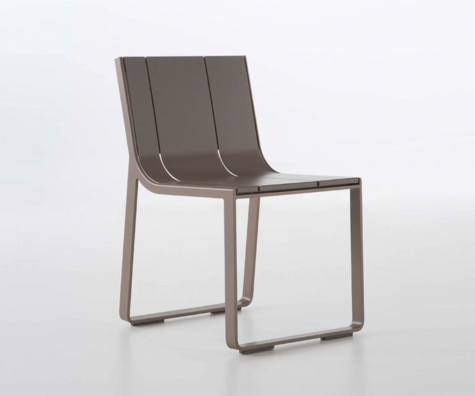 High end Flat Dining Chair Without Arms by Gandia Blasco Casa Design