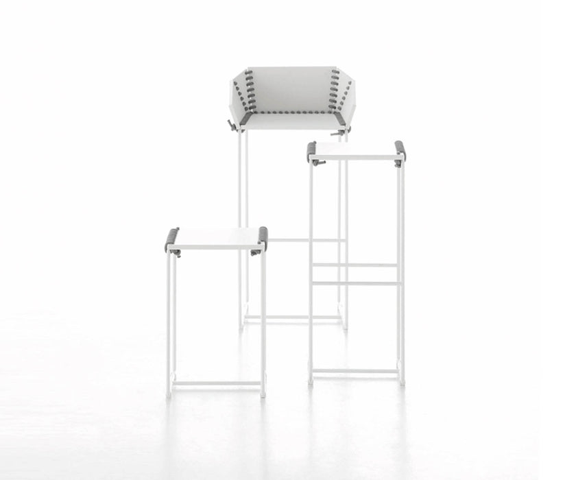 High end Textile Low Stool by Gandia Blasco Casa Design