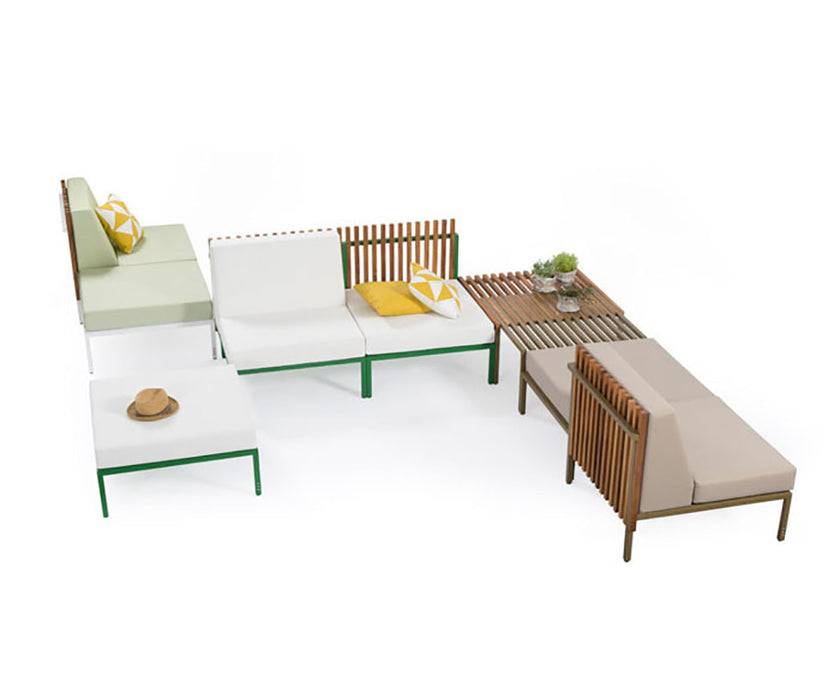 Sutra Ottoman Module Outdoor Sofa I Ego Paris