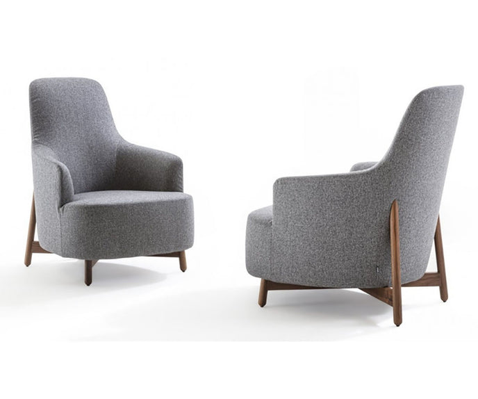 Copine Bergere Wood Lounge Chair | Porada