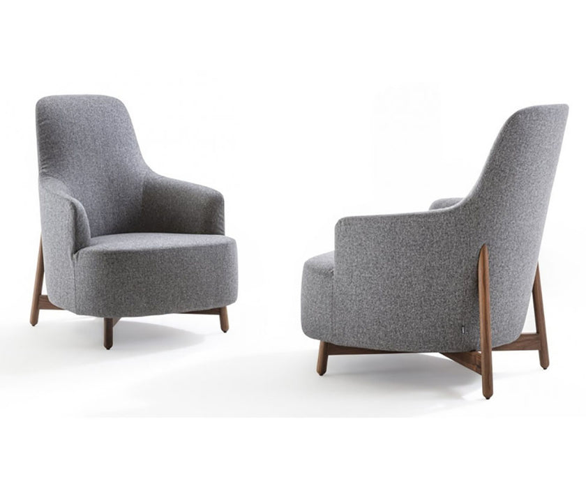 Copine Bergere Wood Lounge Chair | Porada