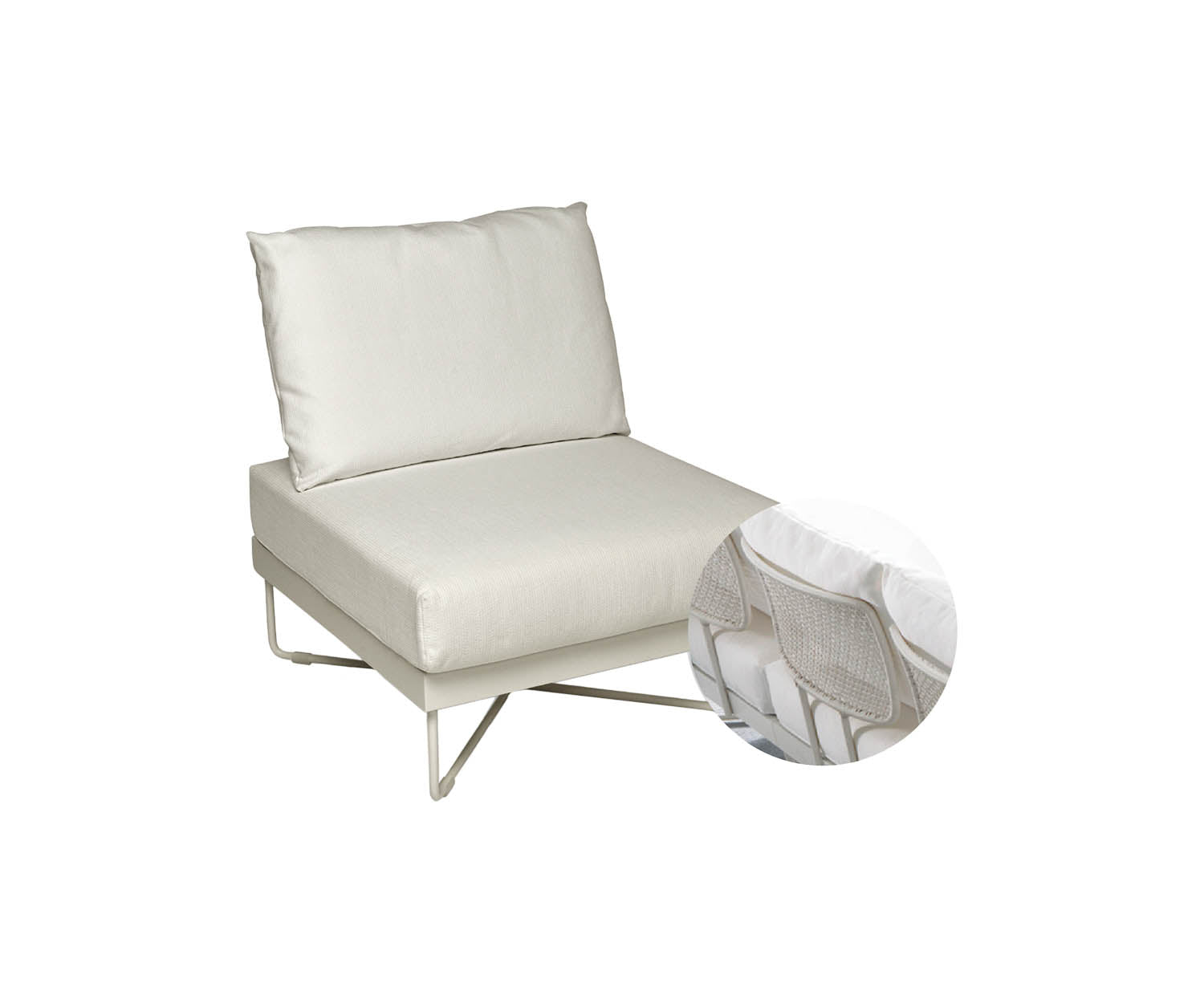High End Coral Reef ART. 9801 Lounge Armchair by Roberti Rattan Casa Design Group