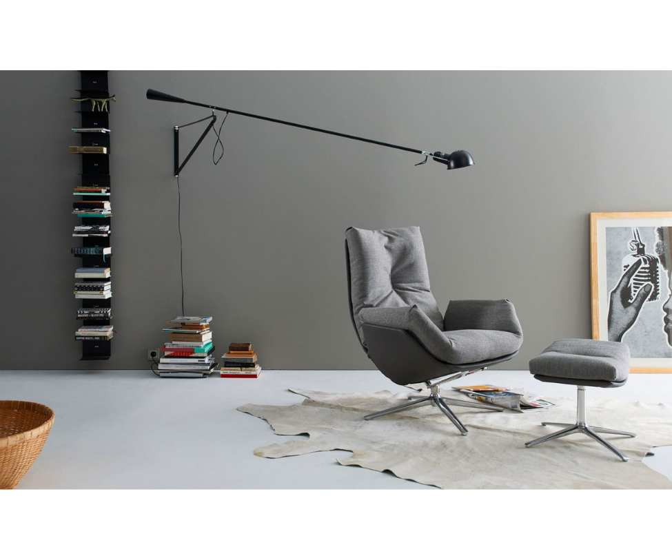 Modern Comfortable Cordia Lounge Armchair by Cor Casa Design Group
