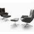 Modern Comfortable Cordia Lounge Armchair by Cor Casa Design Group