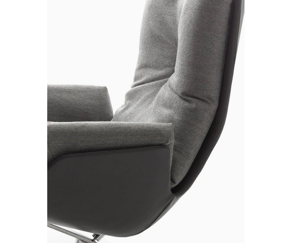 Modern Comfortable Cordia Lounge Armchair by Cor Casa Design Group