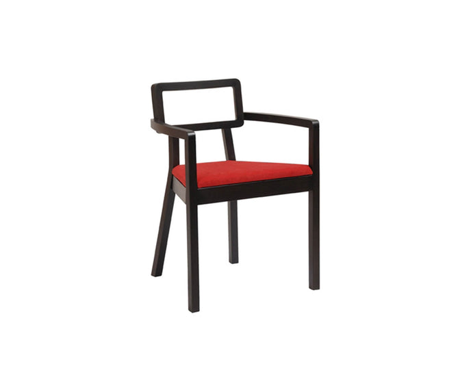 High end Cordoba Upholstered Seat Dining Armchair by Ton Casa Design