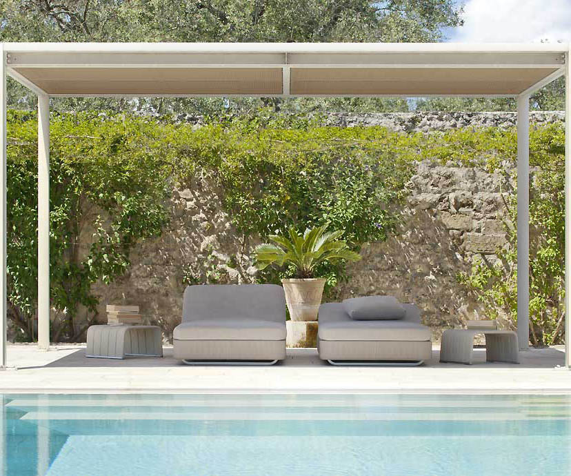 Luxury Cove Outdoor Chaise Lounge by Paola Lenti  Perfect for Modern Outdoor Relaxation Casa Design Group